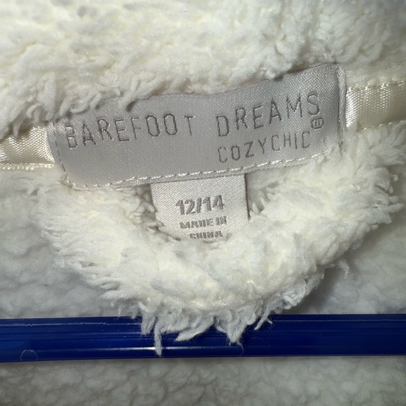 Barefoot Dreams Cozy Chic Youth Robe size 12/14 in cream Soft and cozy - Picture 6 of 9